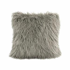 Mongolian Faux Fur Throw Pillow