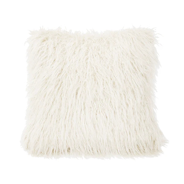 Mongolian Faux Fur Throw Pillow