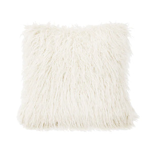 Mongolian Faux Fur Throw Pillow