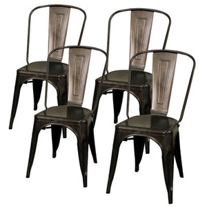 Classic Cafe Metal Chair Set